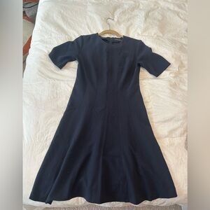Banana Republic Navy Long Sleeve Dress